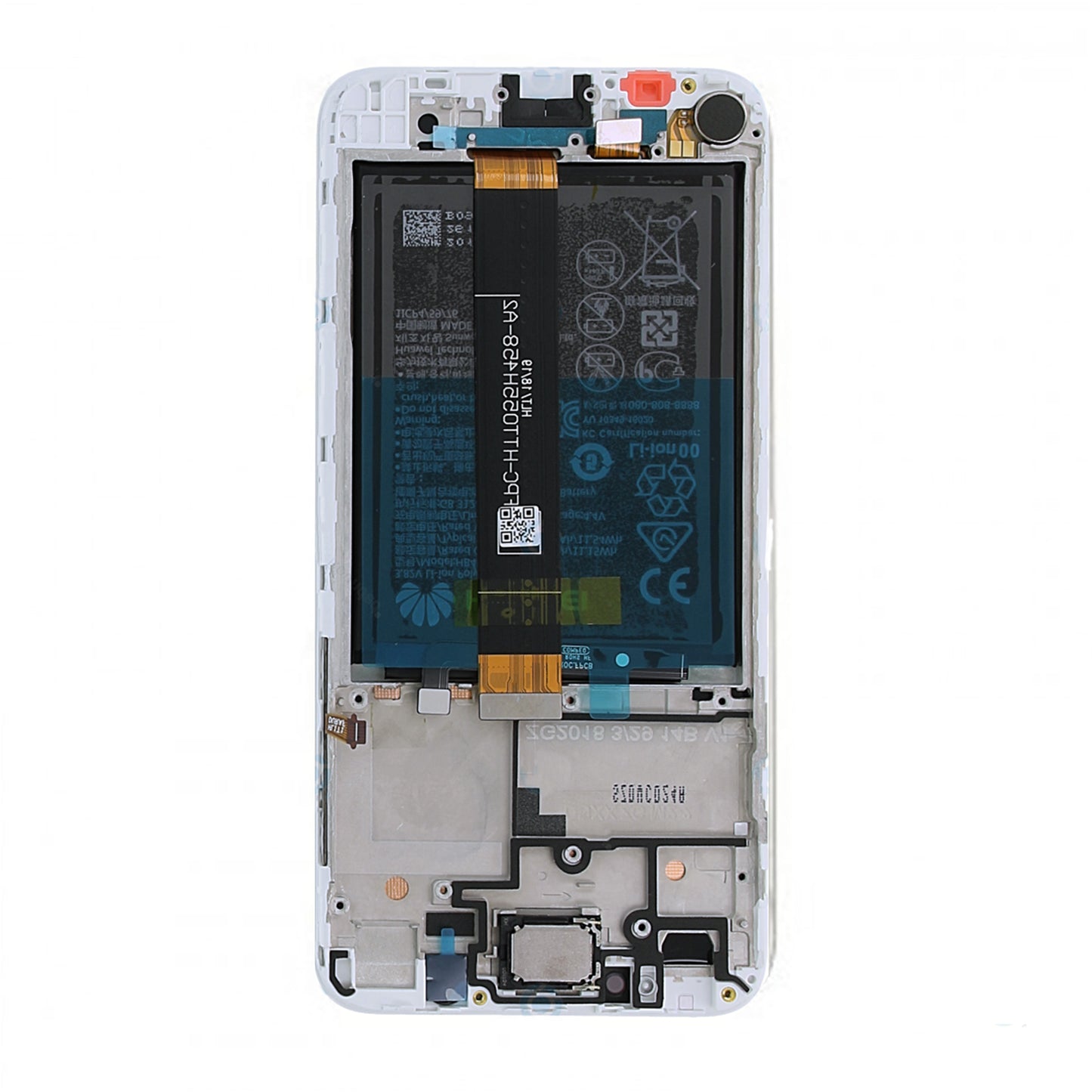 Huawei Y5 2018 Display Skärm med LCD Display med Batteri Original - Vit image 2