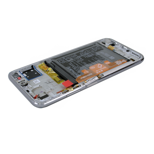 Huawei P40 Lite Skärm med LCD Display + Batteri Original - Rosa image 2