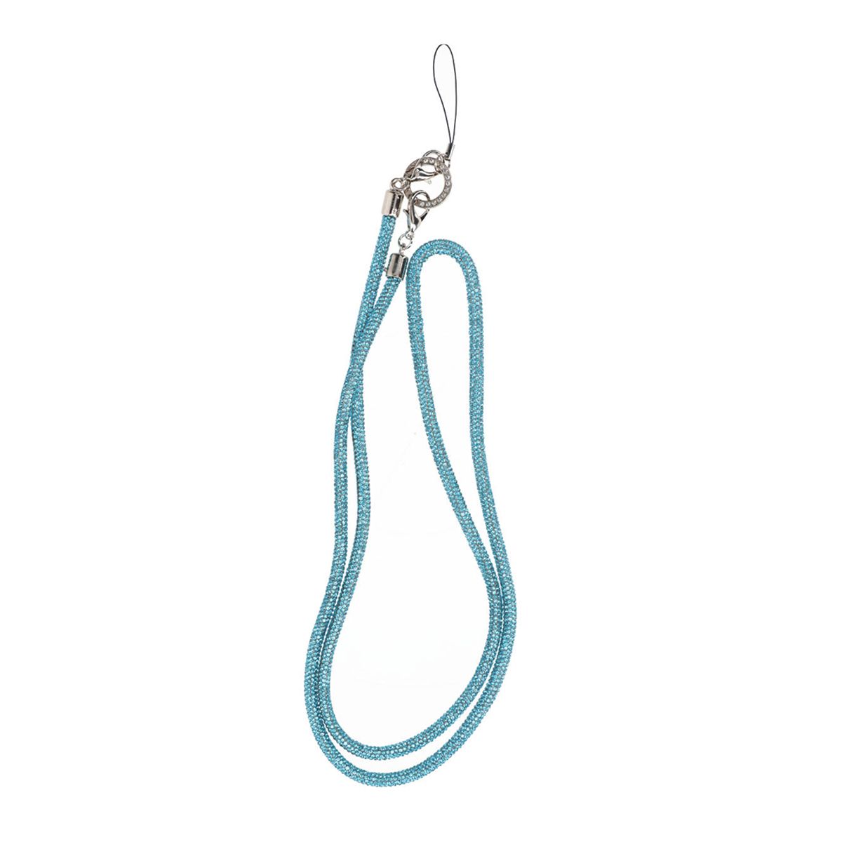 1.2m diamond mobile phone rope hanging obliquely blue
