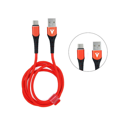 Vonk V-20 USB-C Kabel 1 Meter - Röd image 2