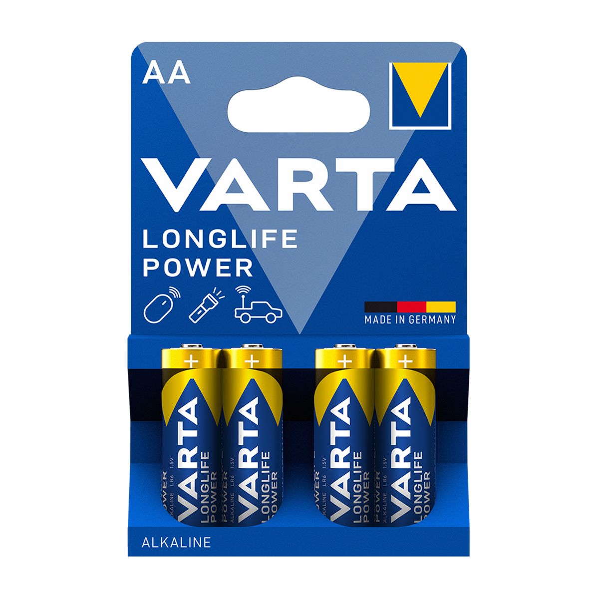 Varta Longlife Power Batteri AA 4-pack image 2