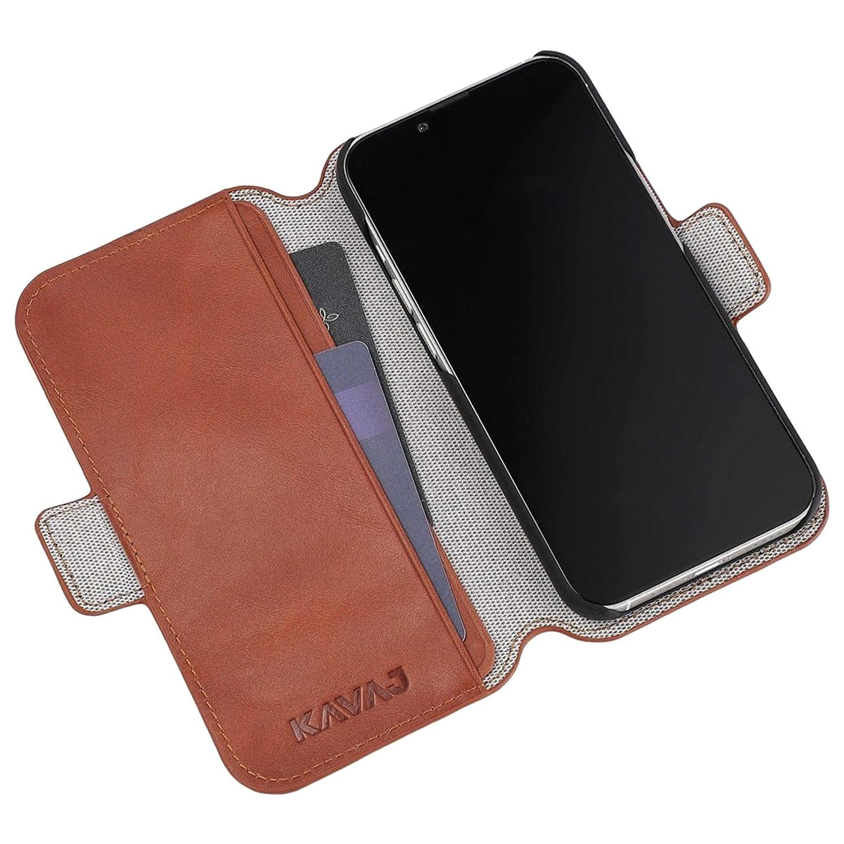 KAVAJ iPhone 14 Fodral Phoenix Brun image 3