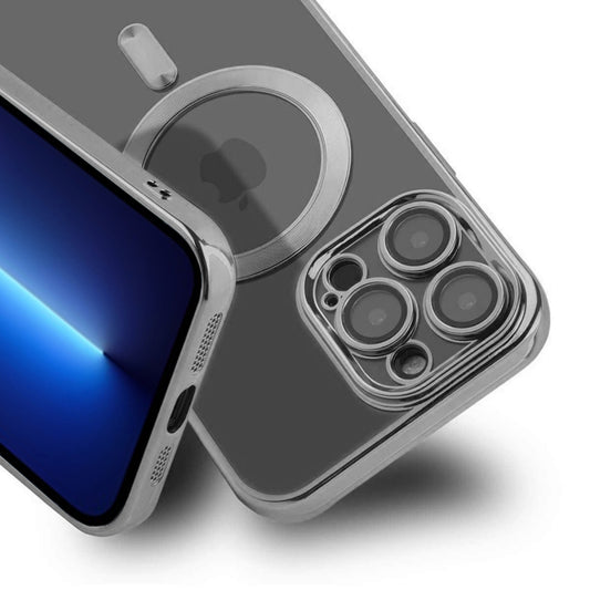 Luxury Mobilskal med Magsafe iPhone 13 Pro Max - Silver image 2