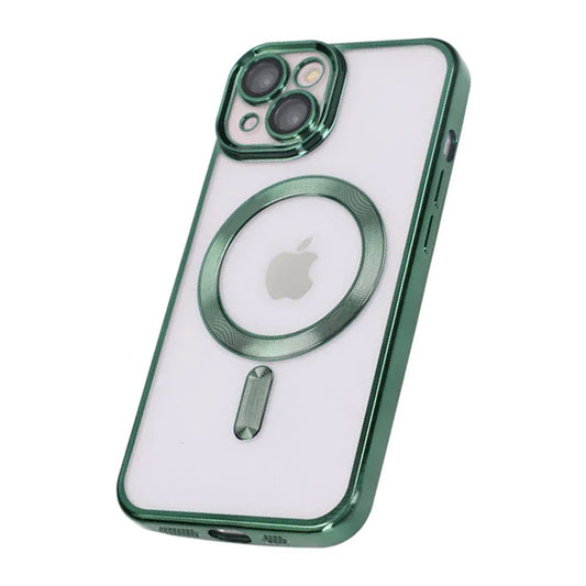 Luxury Mobilskal med Magsafe iPhone 15 - Militärgrön image 2