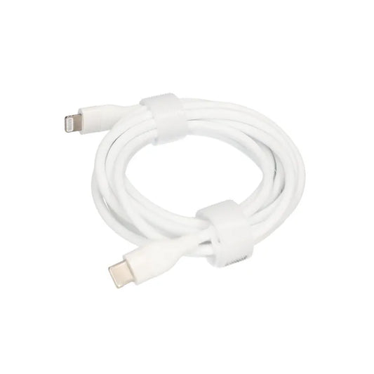 Rvelon iPhone-kabel USB C till Lighnting MFi Silikon Rvelon 1M Vit image 2
