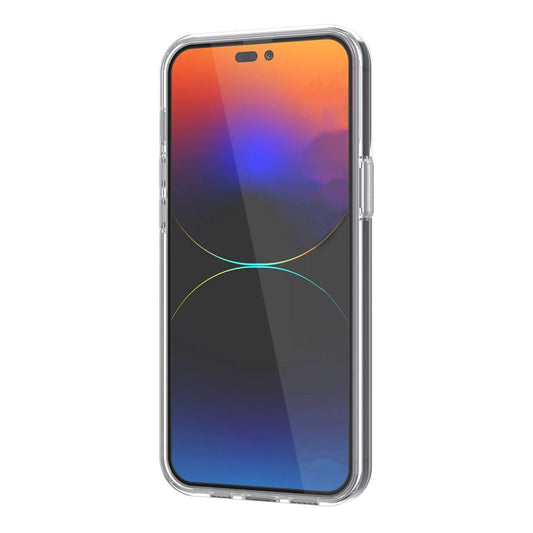 iPhone 15 Pro Mobilskal med Korthållare TPU Rvelon - Transparent image 4