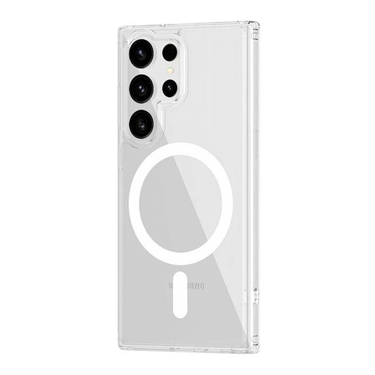 Samsung Galaxy S23 Ultra Mobilskal Hybrid med Magsafe - Transparent image 2