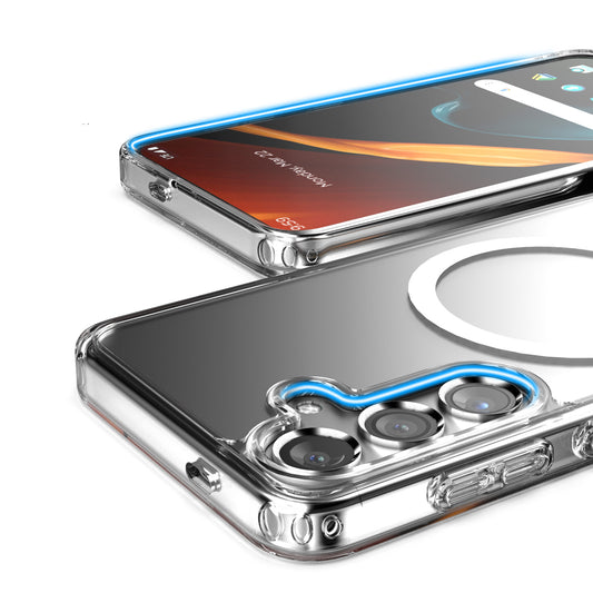 Samsung Galaxy S24 Plus Mobilskal Hybrid med Magsafe - Transparent image 2