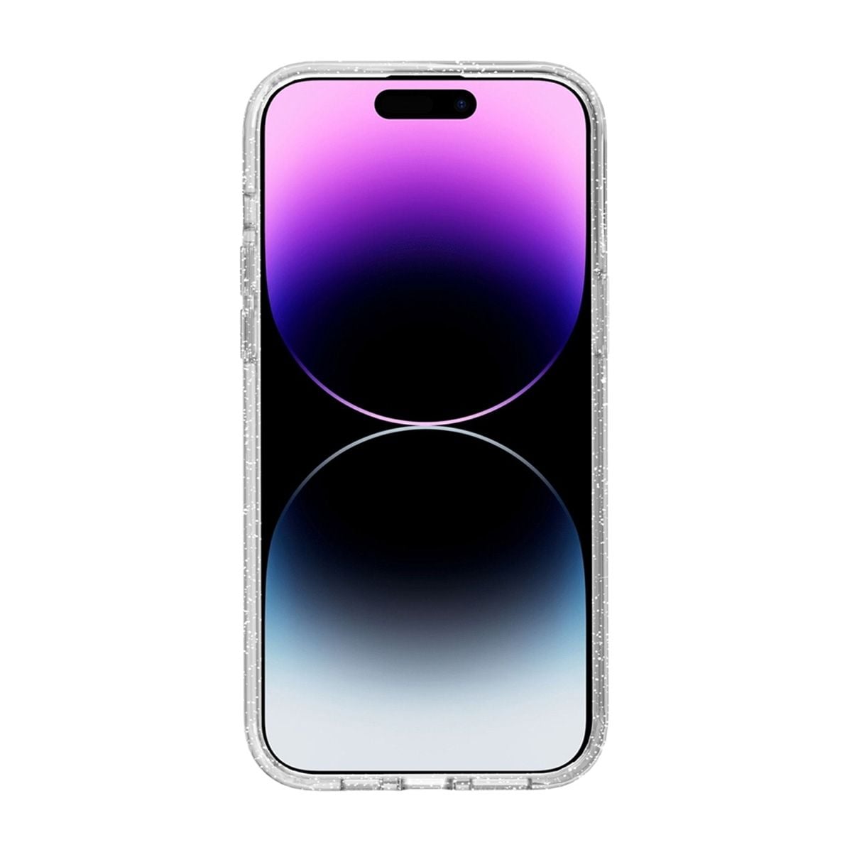 iPhone 14 Mobilskal Stöttåligt med Glitter - Transparent image 2