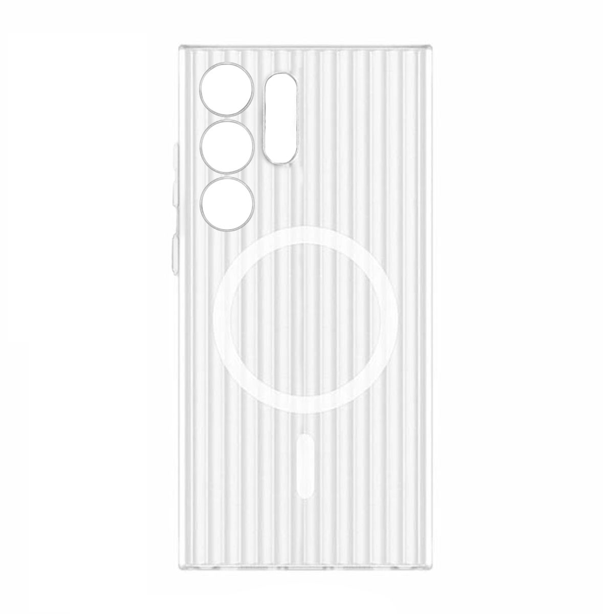 Samsung Galaxy S24 Ultra Mobilskal Korrugerad- Transparent image 2