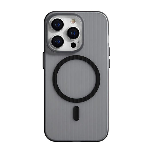 iPhone 14 Pro Max Mobilskal Korrugerad Anti-Halk - Grå image 2