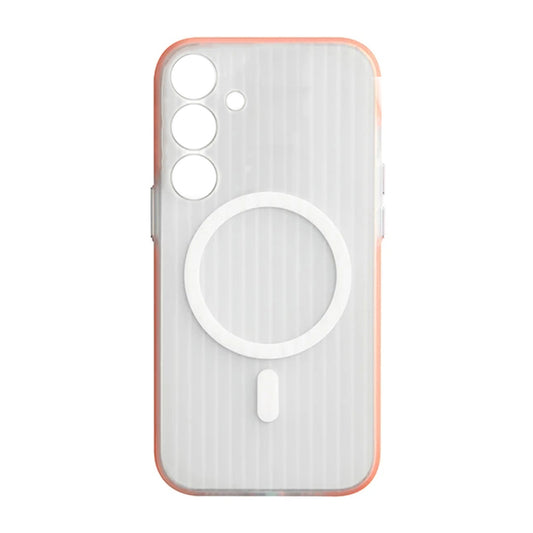 Samsung S24 Mobilskal Korrugerad Anti-Halk - Orange image 2