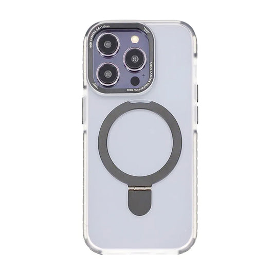iPhone 15 Pro Mobilskal med Magsafe och Stativ - Grå image 2
