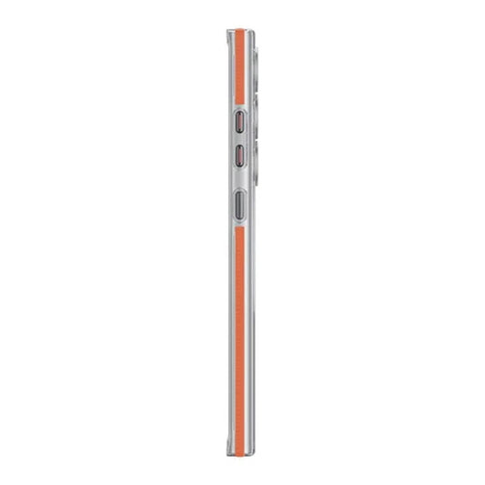 Samsung Galaxy S23 Ultra Mobilskal Korrugerad med Magnet Rvelon - Orange image 3