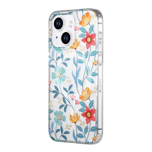 iPhone 14/15 Plus Mobilskal MagSafe - Blommor & Kvistar image 2