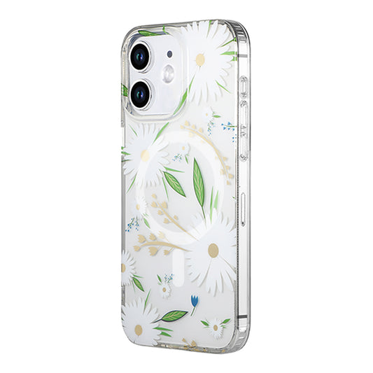 iPhone 11 Mobilskal MagSafe - Blommor Vit image 2