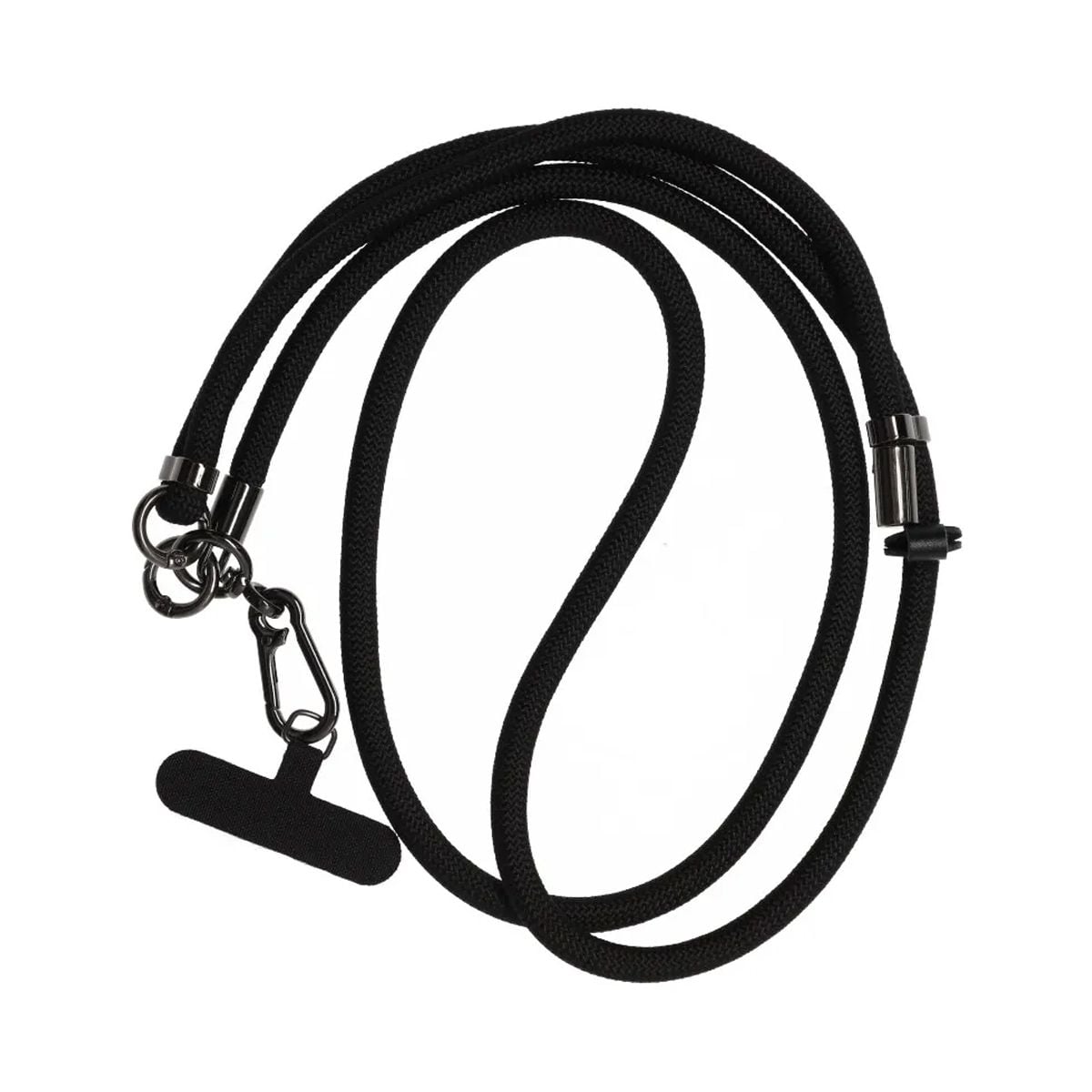 Mobilhalsband Universal justerbart - Svart image 1