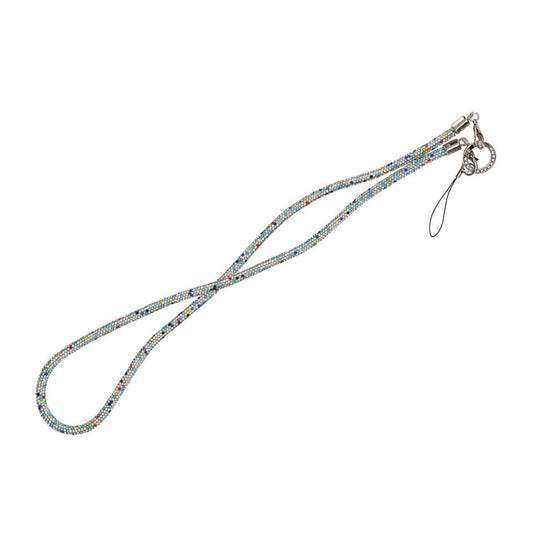 Mobilband Halsband 80cm - Flerfärgad glitter image 3