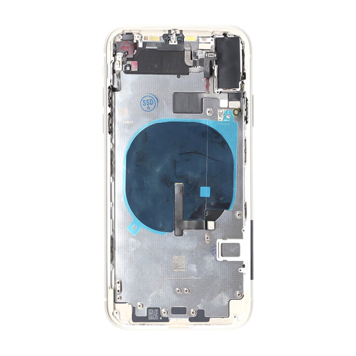 iPhone 11 Baksida med Komplett Ram Premium - Vit image 3