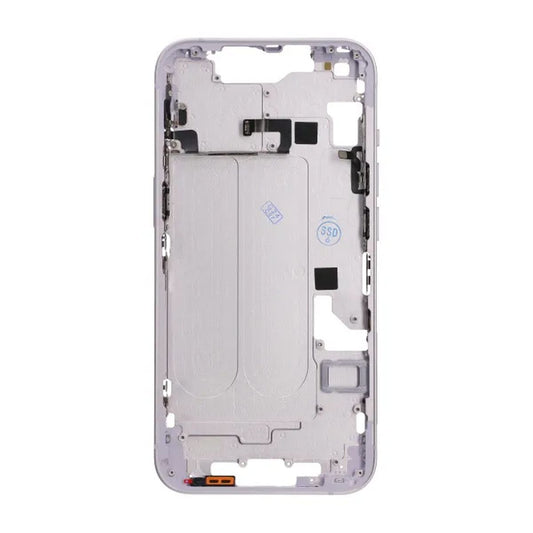 iPhone 14 Baksida med Komplett Ram OEM - Lila image 2