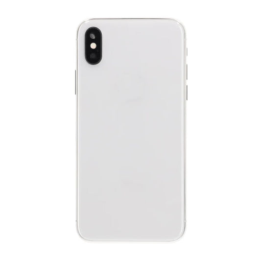 iPhone X Baksida med Komplett Ram Premium - Silver image 2