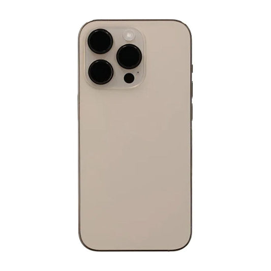 iPhone 14 Pro Baksida med Komplett Ram OEM - Guld image 2