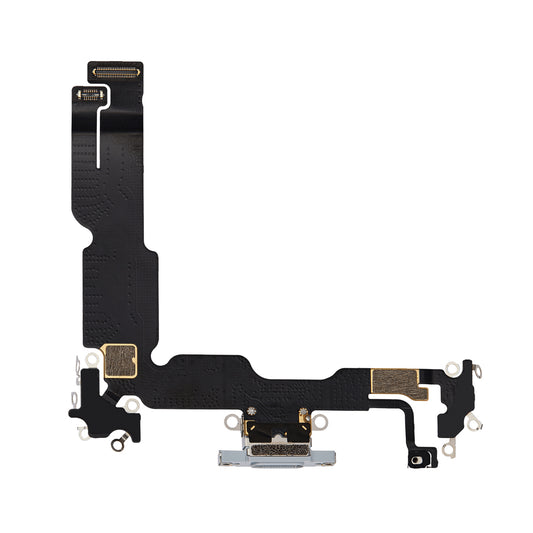 iPhone 15 Plus Laddkontakt med Flexkabel - Blå image 2