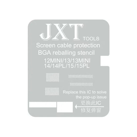 JXT TOOLS Screen cable Protection BGA Reballing Stencil till 12 MINI/13/13 MINI/14/14PM/15/15PM image 2