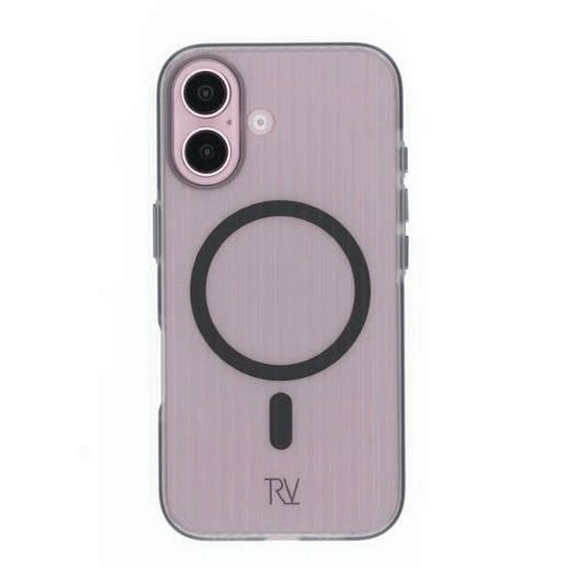 iPhone 16 Mobilskal Korrugerad Magsafe Rvelon - Svart image 2