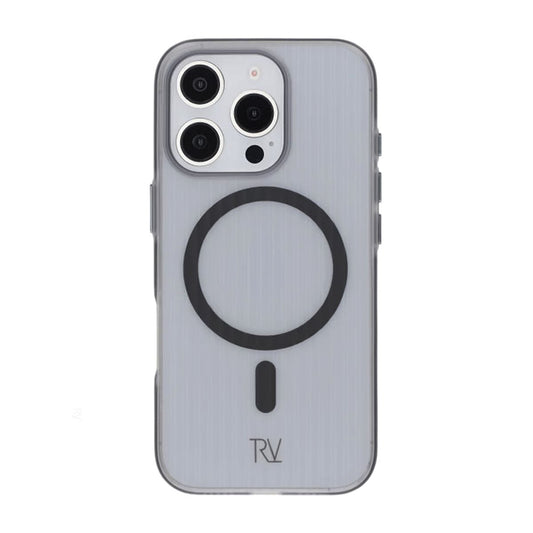 iPhone 16 Pro Max Mobilskal Korrugerad Magsafe Rvelon - Svart image 2