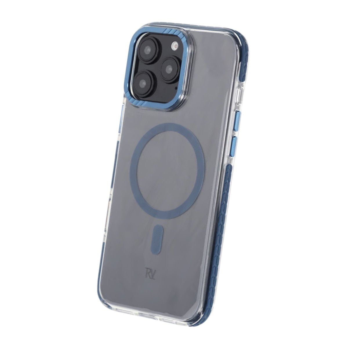 iPhone 16 Pro Max Rvelon Mobilskal Magnet Förstärkt - Blå image 4