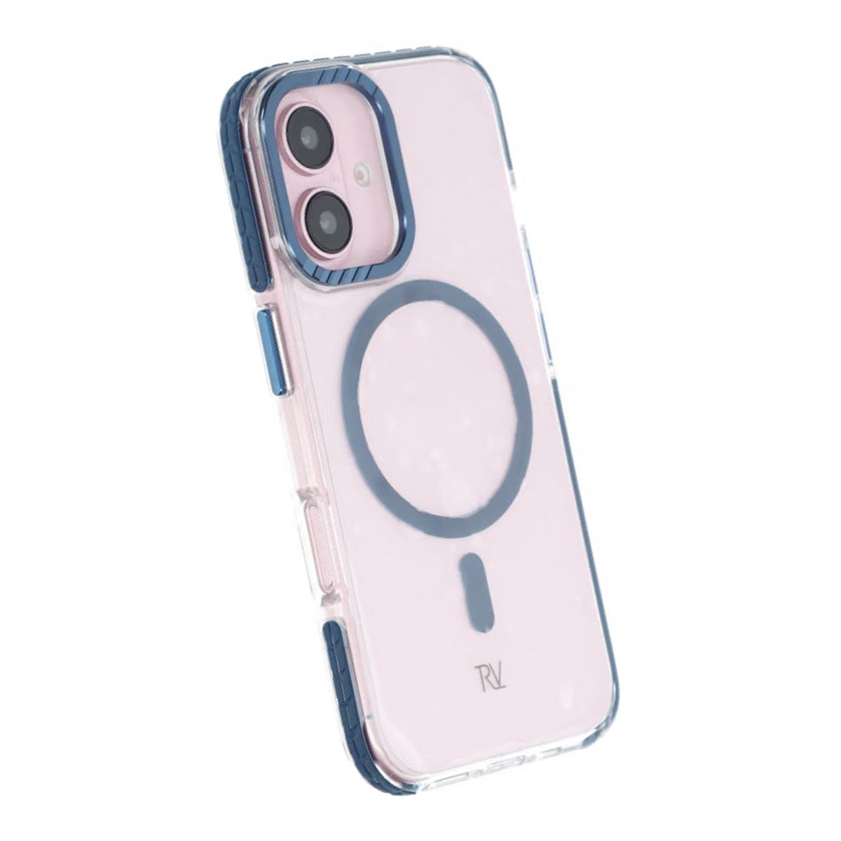 iPhone 16 Rvelon Mobilskal Magnet Förstärkt - Blå image 4