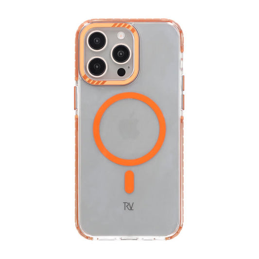 iPhone 15 Pro Max Rvelon Mobilskal Magnet Förstärkt - Orange image 3