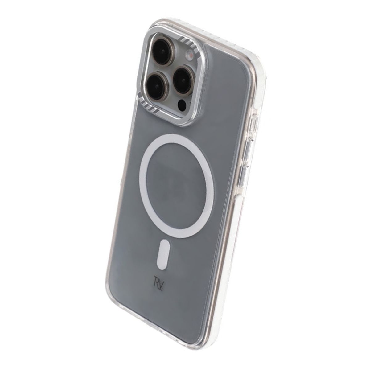 iPhone 15 Pro Max Rvelon Mobilskal Magnet Förstärkt - Vit image 5