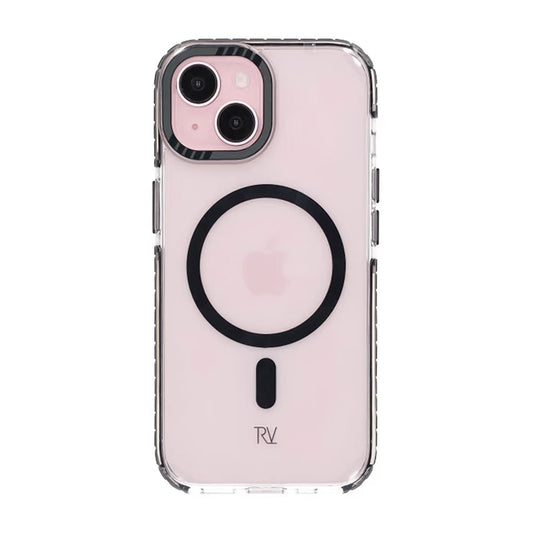 iPhone 15 Rvelon Mobilskal Magnet Förstärkt - Svart image 3