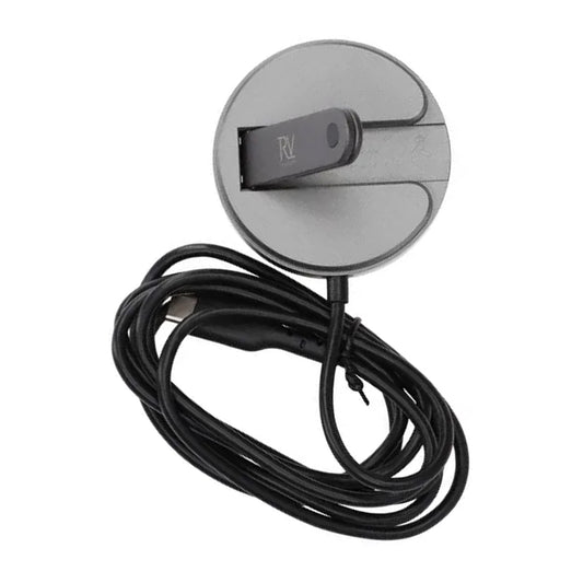 Rvelon Trådlös MagSafe Laddare med Stativ Qi2 15W USB-C - Grå image 2