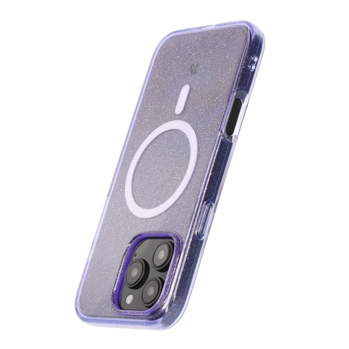 iPhone 16 Pro Max Rvelon Mobilskal TPU med MagSafe - Glitter Lila image 4