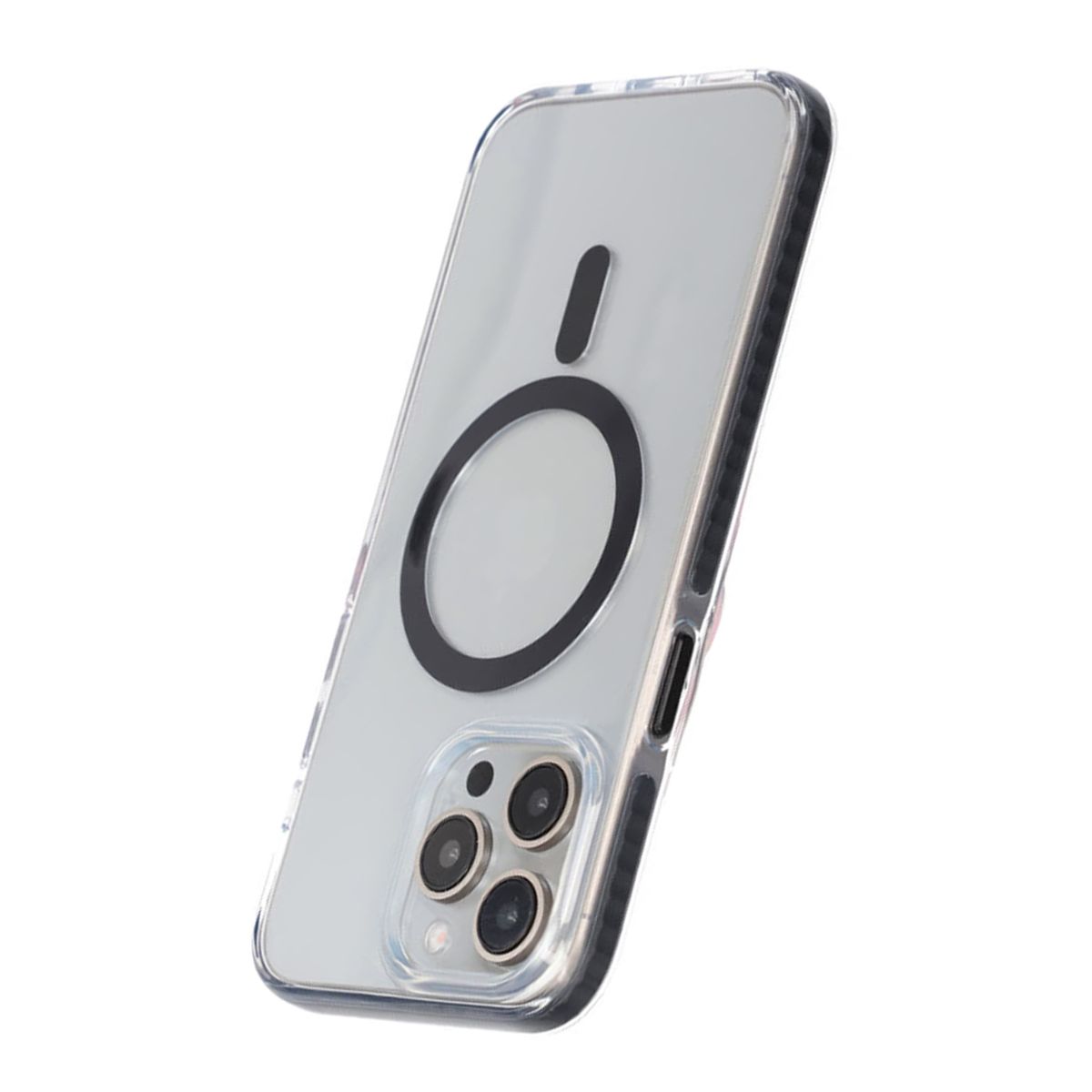 iPhone 15 Pro Max Mobilskal Magnet Dubbelskydd - Svart image 5