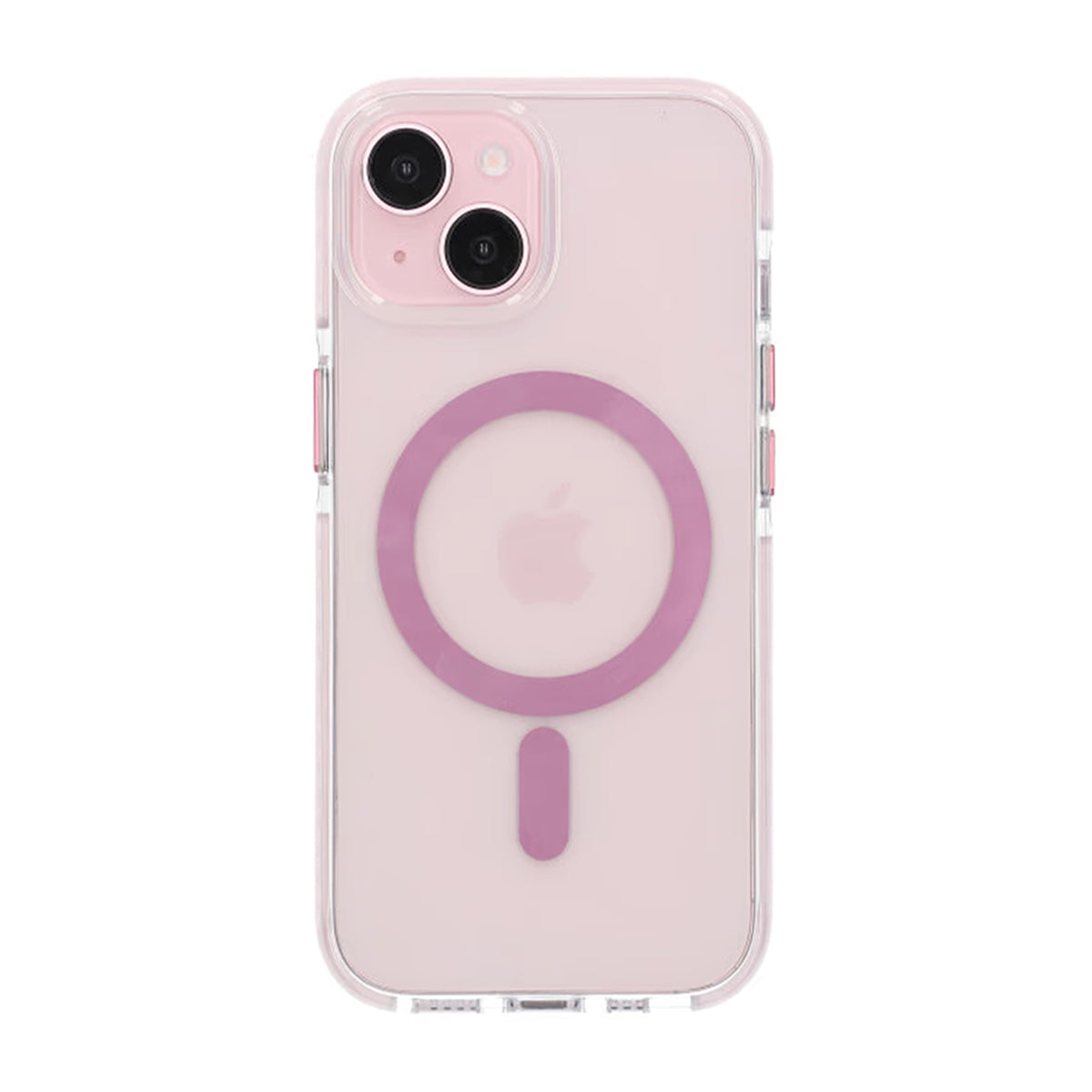 iPhone 15 Mobilskal Magnet Dubbelskydd - Rosa image 3