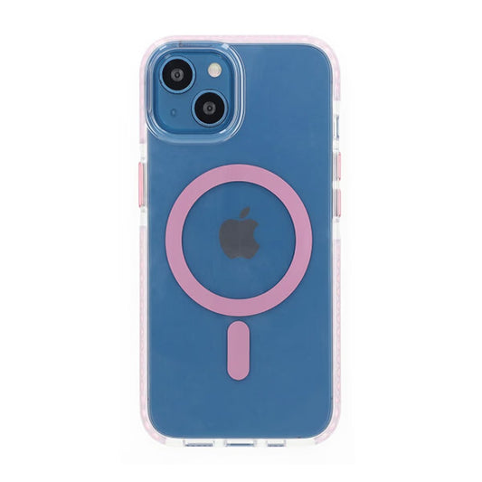 iPhone 13/14 Mobilskal Magnet Dubbelskydd - Rosa image 3