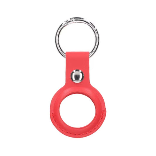 Airtag Fodral PU-Läder Nyckelring - Rosa image 2