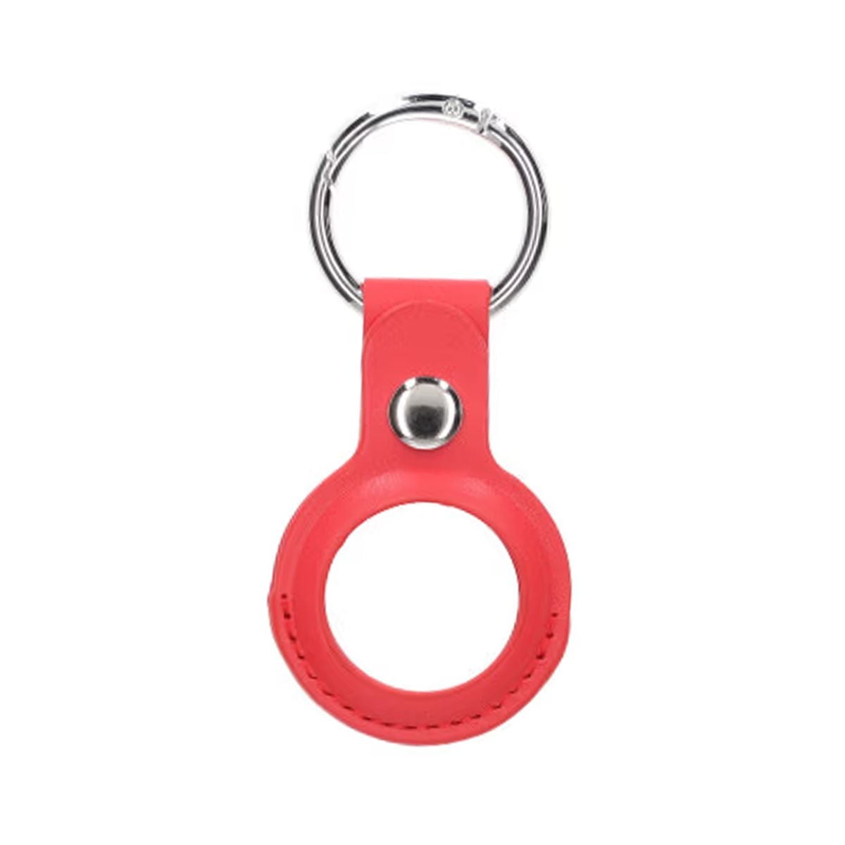 Airtag Fodral PU-Läder Nyckelring - Rosa image 3