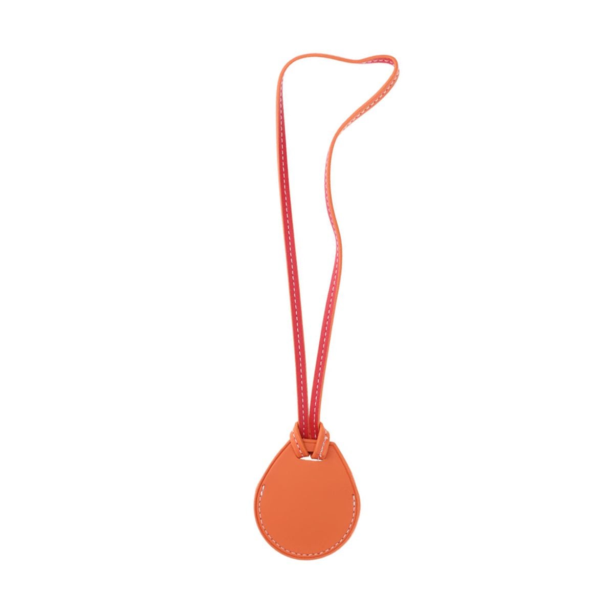 AirTag Fodral med Rem i PU-Läder - Orange image 3