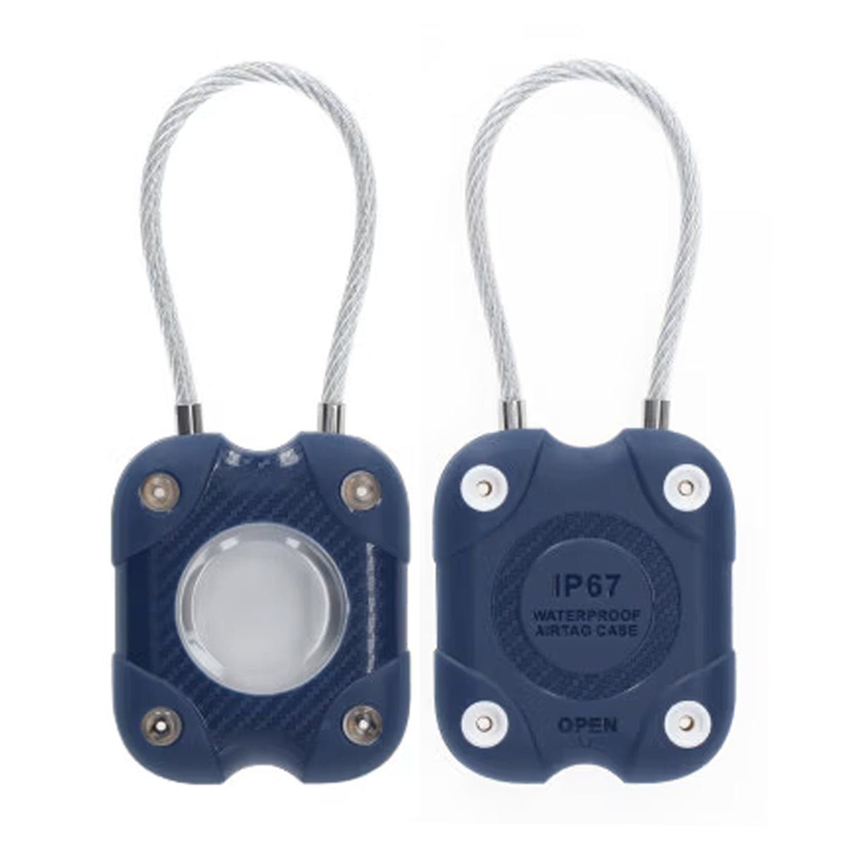 AirTag Skal IP67 Vattentåligt och Stöttåligt - Blå image 1