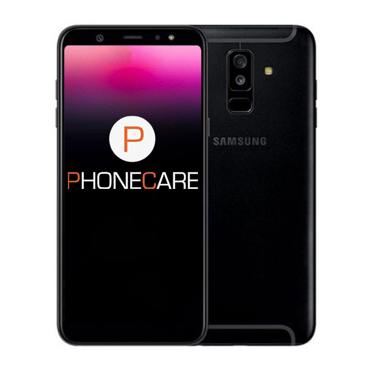 Begagnad Samsung Galaxy A6 Plus 32GB Svart - Bra skick image 1