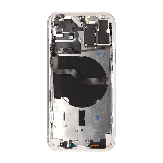 iPhone 12 Baksida med Komplett Ram OEM - Vit image 3