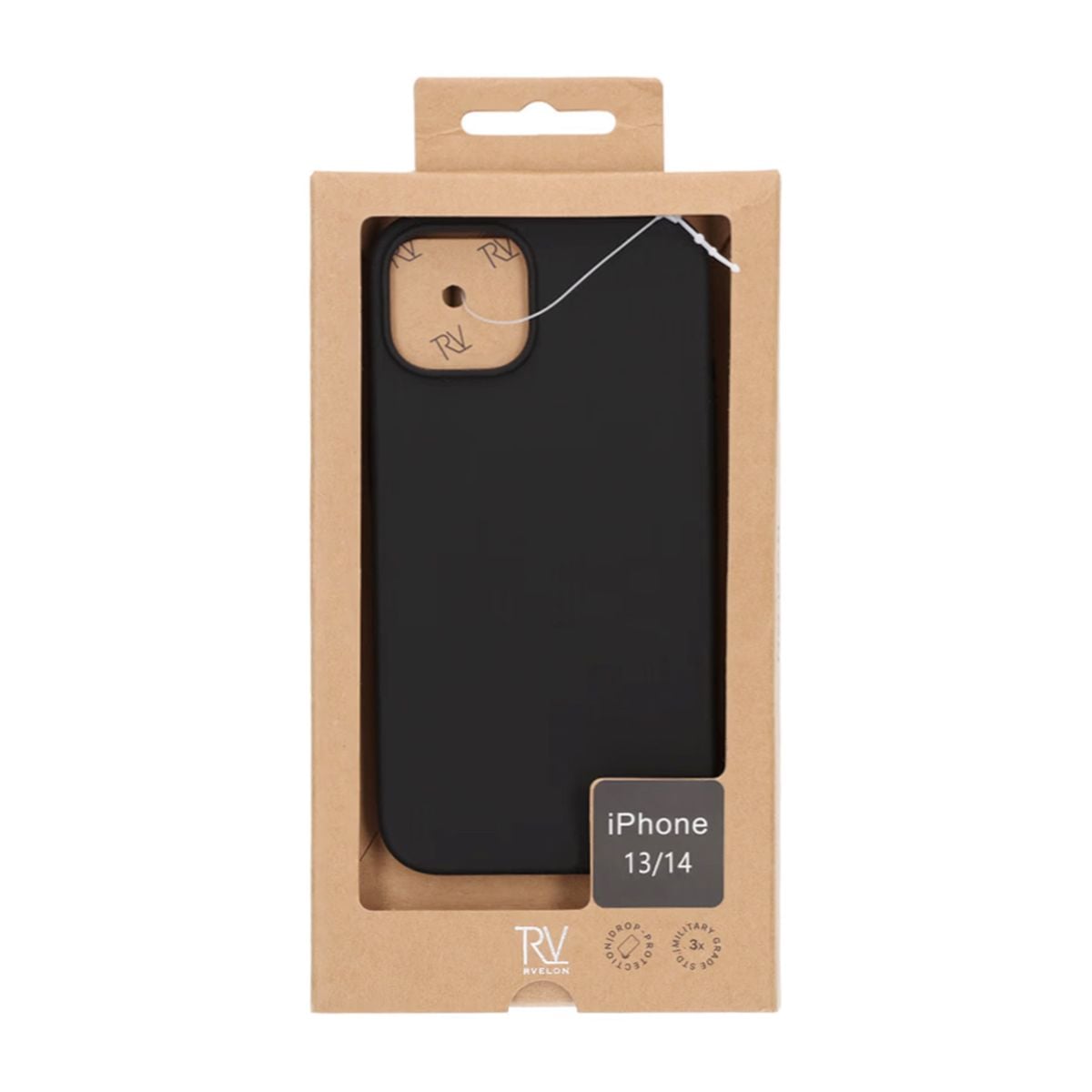 iPhone 13/14 Mobilskal Silikon MagSafe Rvelon - Svart image 6