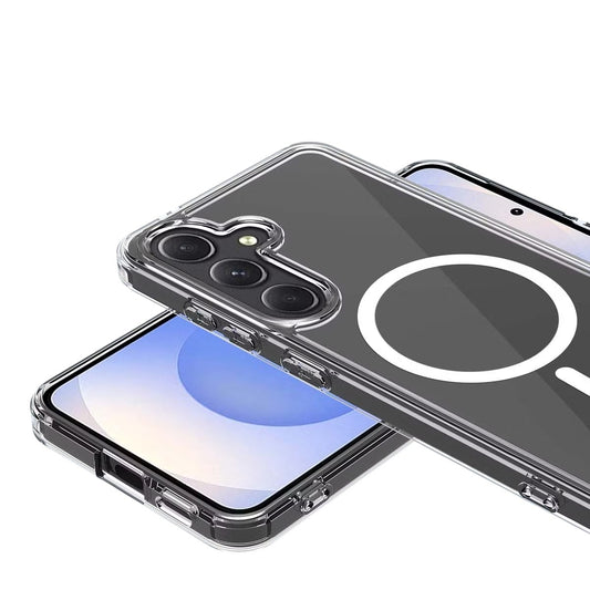 Rvelon Magsafe-skal för Samsung Galaxy S25 - Transparent image 2