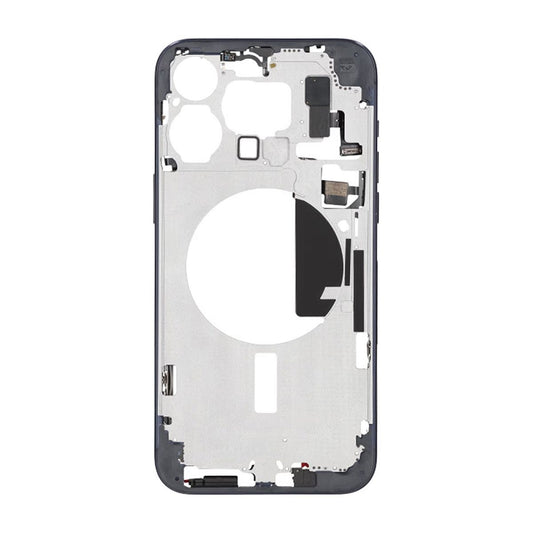 iPhone 15 Pro Max Mittenram med smådelar OEM - Titanblå image 3
