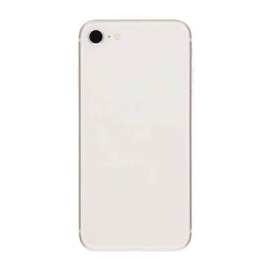 iPhone SE 2020 Baksida med Komplett Ram OEM - Vit image 2